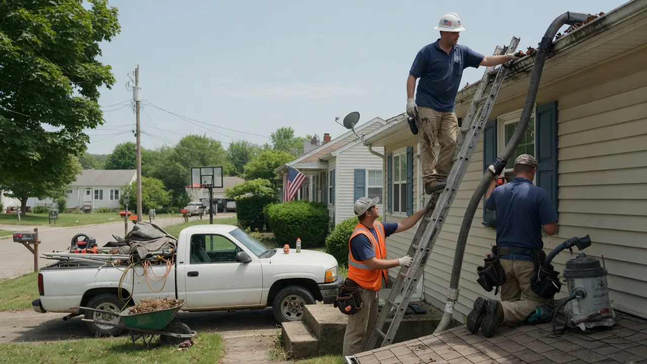 Gutter Installation in New Canton, IL near me